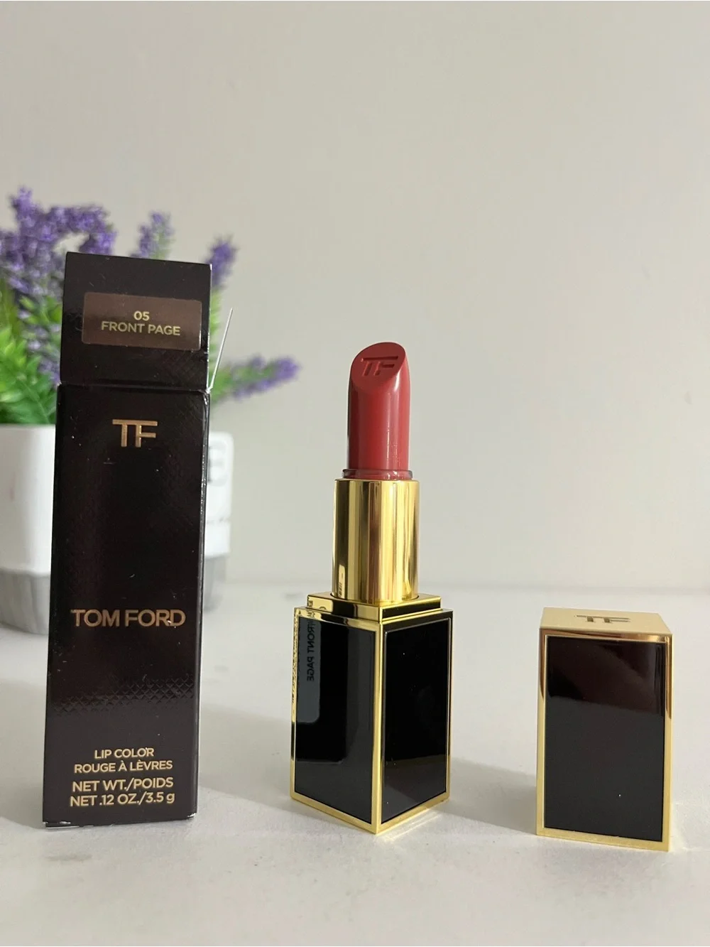 05 Front Page, Tom Ford Lip Color Rouge Lipstick, Full Size, 0.12 OZ, New